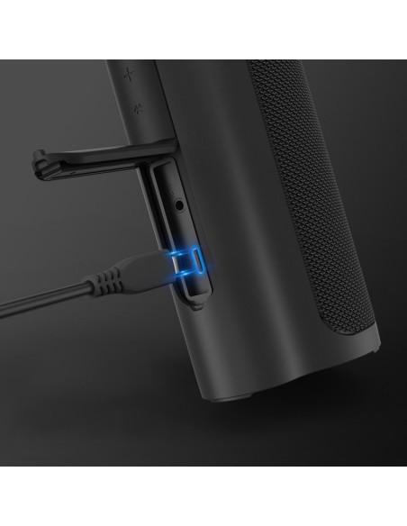 Atsparus vandeniui belaidis Bluetooth garsiakalbis Force 2 30W juodas Atsparus vandeniui belaidis Bluetooth garsiakalbis Force 2 30W juodas