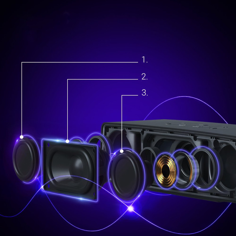 Studijos 30W belaidė Bluetooth kolonėlė juoda