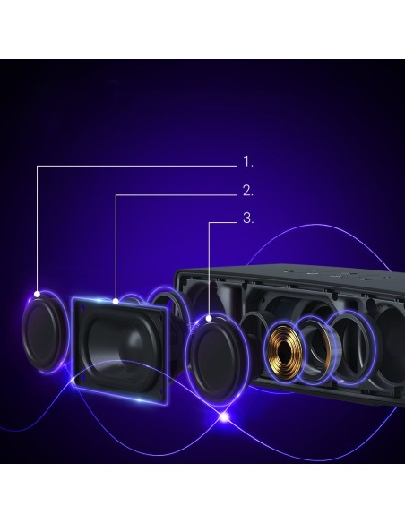 Studijos 30W belaidė Bluetooth kolonėlė juoda Studijos 30W belaidė Bluetooth kolonėlė juoda
