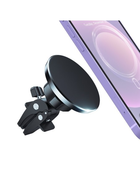 Magnetinis automobilinis laikiklis iPhone ventiliacijos grotelėms juodas Magnetinis automobilinis laikiklis iPhone ventiliacijos grotelėms juodas