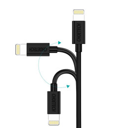 MFI USB kabelis – žaibas 1,2 m baltas