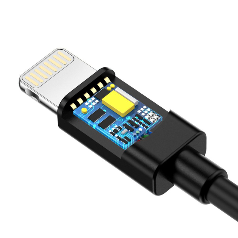MFI USB kabelis – žaibas 1,2 m baltas