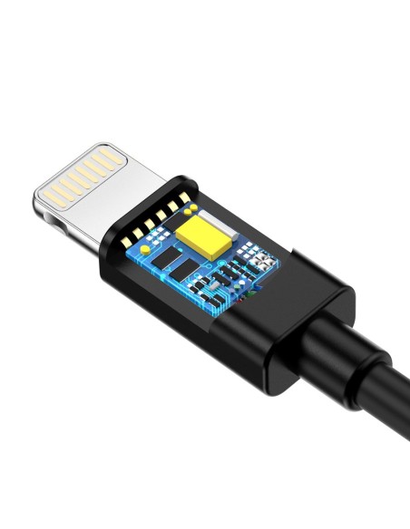 MFI USB kabelis – žaibas 1,2 m baltas