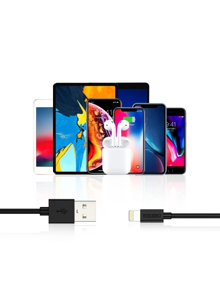 MFI USB kabelis – žaibas 1,2 m baltas