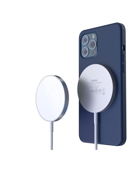 Magnetinis belaidis įkroviklis Qi 15W baltas Magnetinis belaidis įkroviklis Qi 15W baltas
