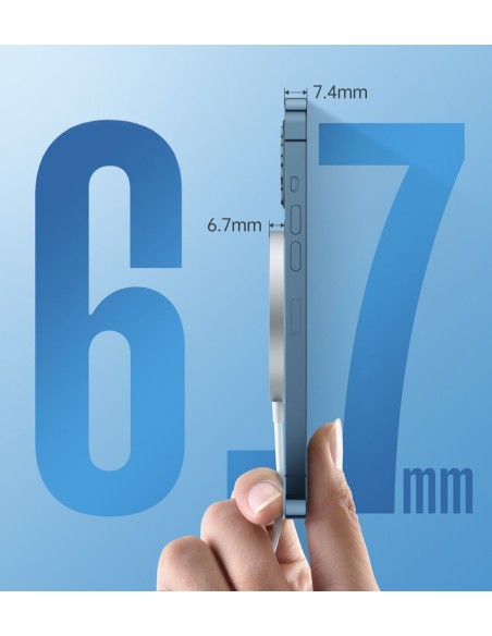 Magnetinis belaidis įkroviklis Qi 15W baltas Magnetinis belaidis įkroviklis Qi 15W baltas