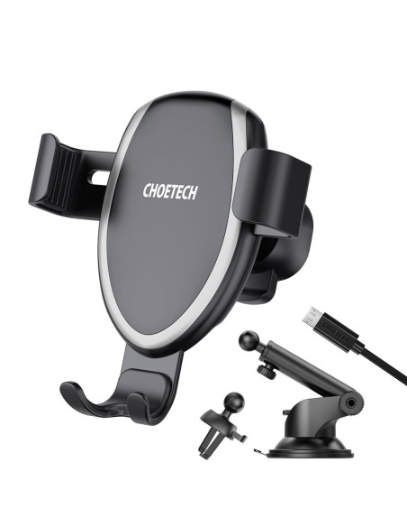 10 W Qi belaidis įkroviklis + prietaisų skydelio laikiklis, 1,2 m juodas mikro USB laidas 10 W Qi belaidis įkroviklis + prietaisų skydelio laikiklis, 1,2 m juodas mikro USB laidas