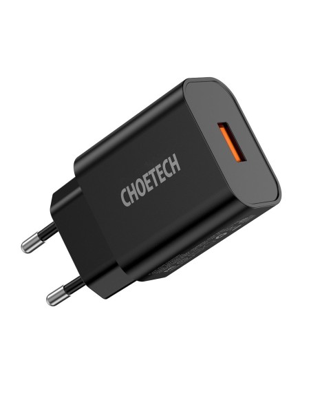 USB įkroviklis 18W Power Delivery juodas