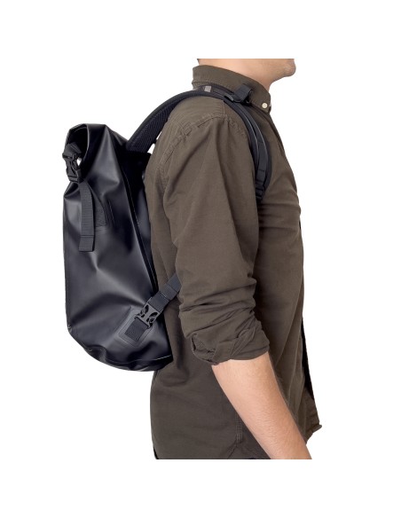 Vandeniui atspari kuprinė dviračio bagažinei dviračio krepšys 2in1 23l raudonas