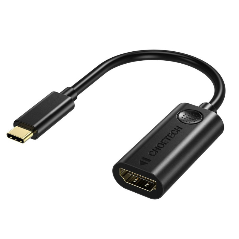 Adapteris HUB USB Type C Thunderbolt 3 į HDMI 2.0 4K 60Hz juoda