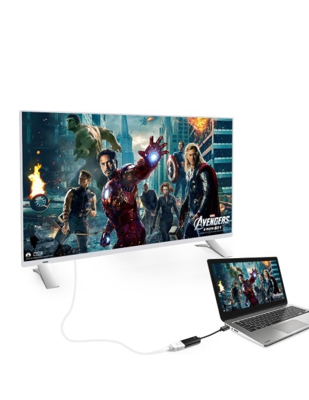 Adapteris HUB USB Type C Thunderbolt 3 į HDMI 2.0 4K 60Hz juoda Adapteris HUB USB Type C Thunderbolt 3 į HDMI 2.0 4K 60Hz juoda