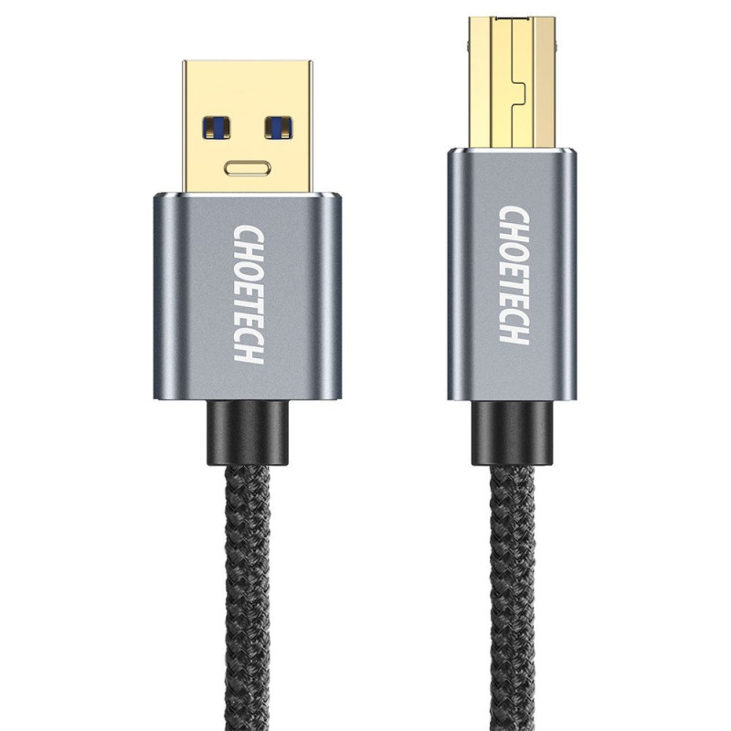 USB tipo B spausdintuvo laidas – USB 2.0 480 Mbps 3m
