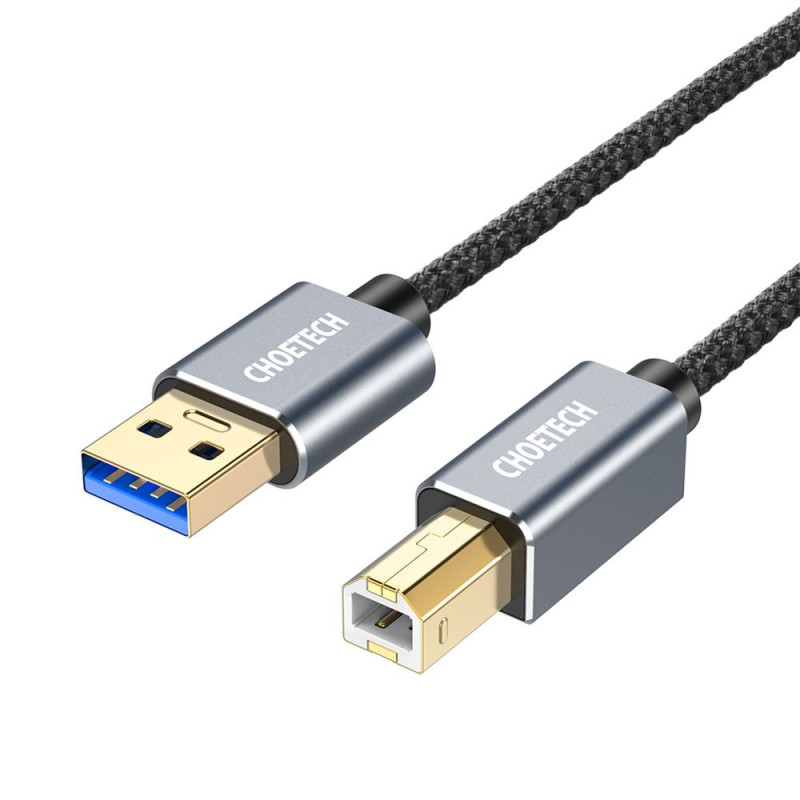 USB tipo B spausdintuvo laidas – USB 2.0 480 Mbps 3m
