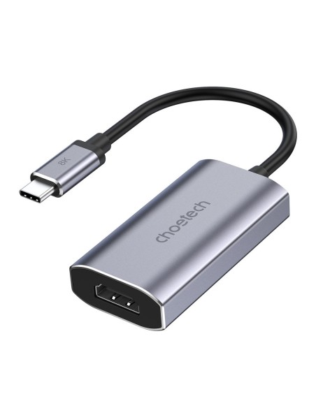 Adapterio kabelis USB Type C – HDMI 8K 60Hz pilka Adapterio kabelis USB Type C – HDMI 8K 60Hz pilka