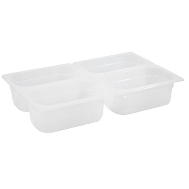 Gastronorm konteineris pagamintas iš polipropileno GN 1/4 h. 150 mm - Hendi 880319