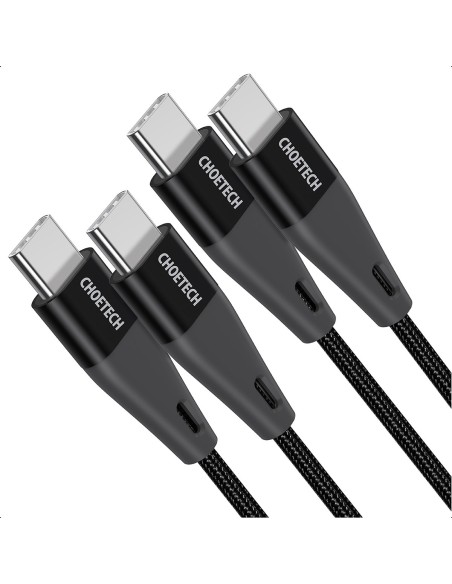 2x C tipo USB kabelis – C tipo USB maitinimo šaltinis 1,2 m ir 2 m juodos spalvos 2x C tipo USB kabelis – C tipo USB maitinimo šaltinis 1,2 m ir 2 m juodos spalvos