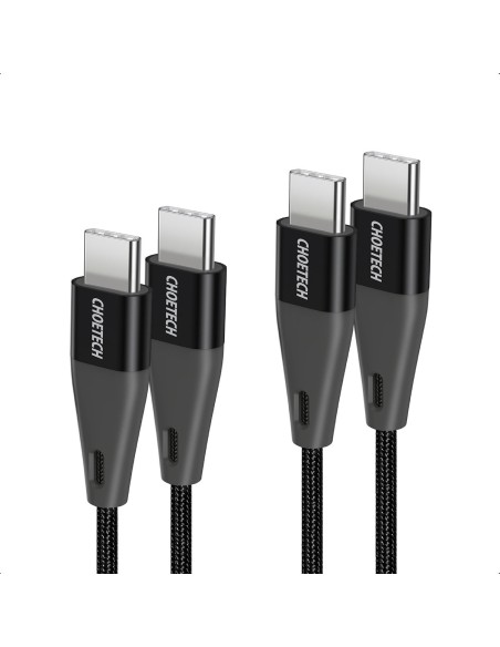 2x C tipo USB kabelis – C tipo USB maitinimo šaltinis 1,2 m ir 2 m juodos spalvos 2x C tipo USB kabelis – C tipo USB maitinimo šaltinis 1,2 m ir 2 m juodos spalvos
