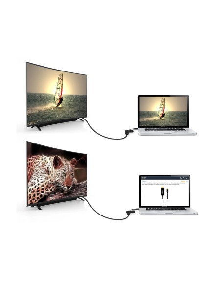 HUB-M03 adapteris USB Type C - HDMI + USB-C Power Delivery juodas HUB-M03 adapteris USB Type C - HDMI + USB-C Power Delivery juodas