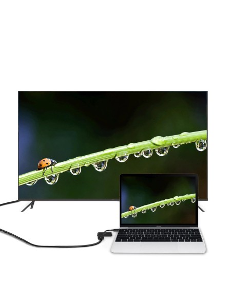 HUB-M03 adapteris USB Type C - HDMI + USB-C Power Delivery juodas HUB-M03 adapteris USB Type C - HDMI + USB-C Power Delivery juodas