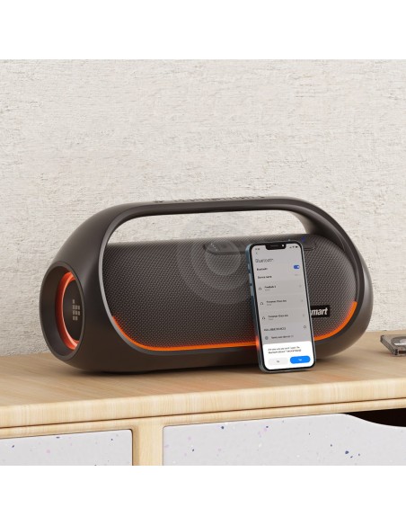 Belaidė Bluetooth garsiakalbis Bang vandeniui atsparus 60W su Powerbank funkcija juodas