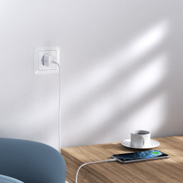 USB įkroviklis Type C PD 20W baltas