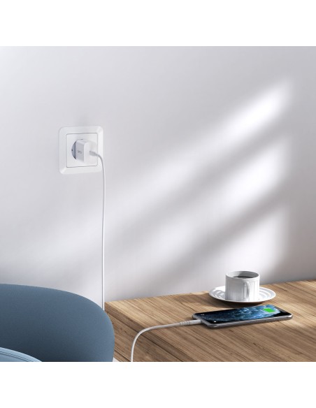 USB įkroviklis Type C PD 20W baltas