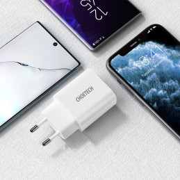 USB įkroviklis Type C PD 20W baltas