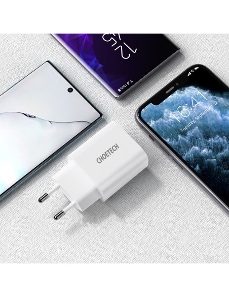 USB įkroviklis Type C PD 20W baltas