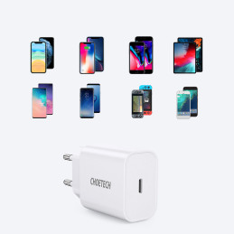 USB įkroviklis Type C PD 20W baltas