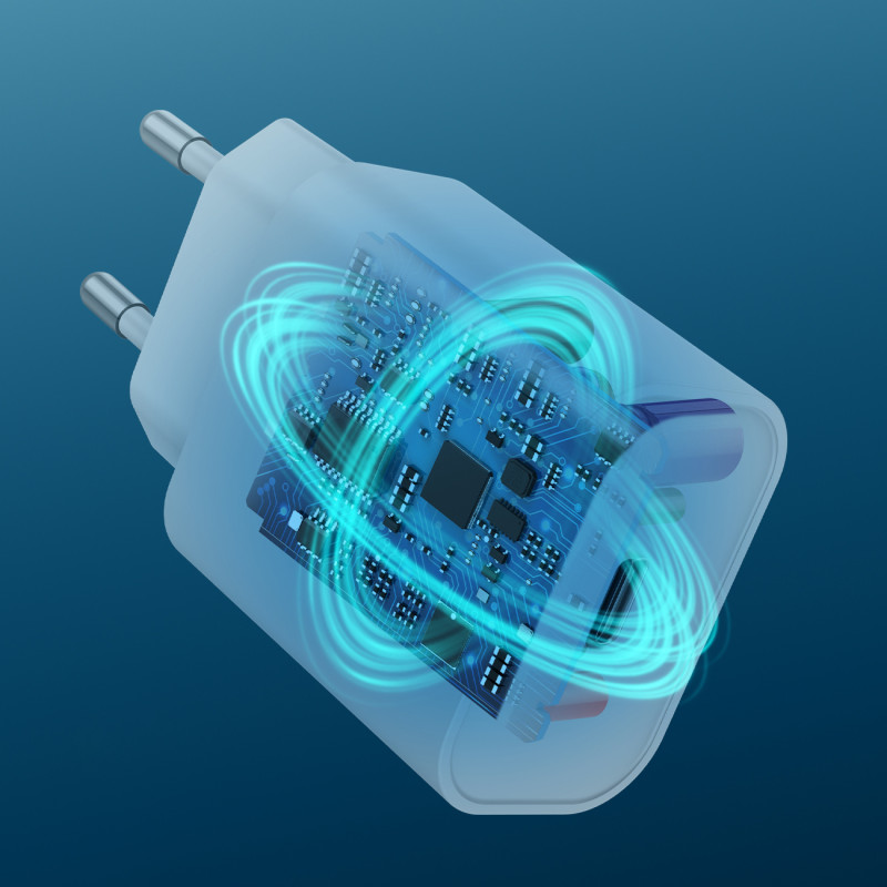 USB įkroviklis Type C PD 20W baltas