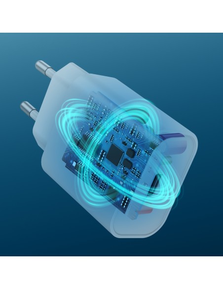 USB įkroviklis Type C PD 20W baltas