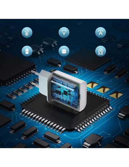 USB įkroviklis Type C PD 20W baltas