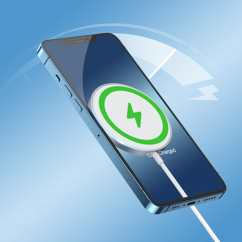 MagSafe indukcinis įkroviklis + PD5005 baltas adapteris