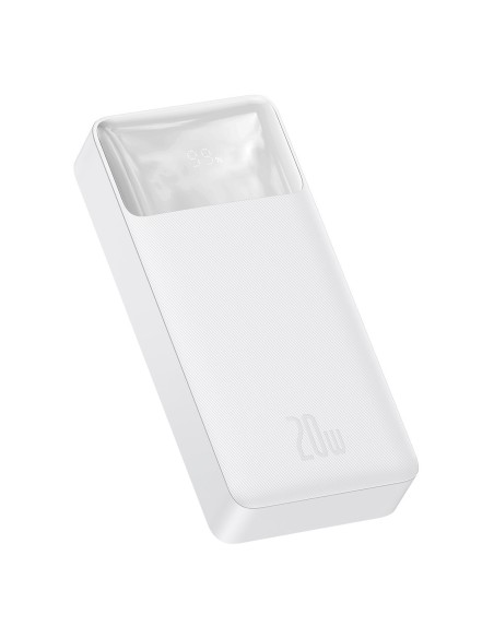 Bipow greito įkrovimo maitinimo blokas 20000mAh USB-A microUSB laidas 0,25m baltas