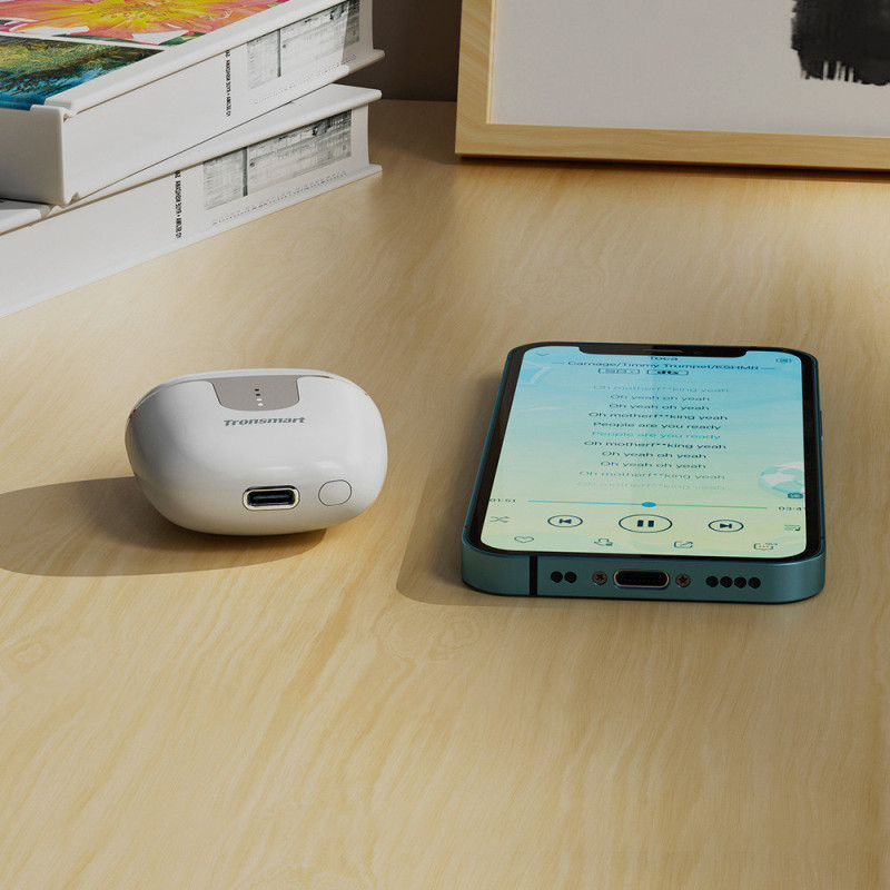 Onyx Ace Pro Bluetooth belaidės ausinės baltos