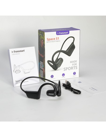 Space S1 Bluetooth belaidės ausinės juodos Space S1 Bluetooth belaidės ausinės juodos