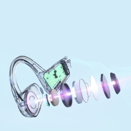 Space S1 Bluetooth belaidės ausinės juodos