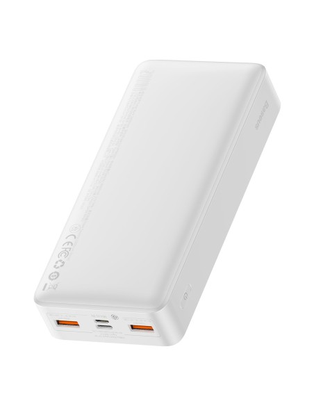 Bipow greito įkrovimo maitinimo blokas 20000mAh USB-A microUSB laidas 0,25m baltas