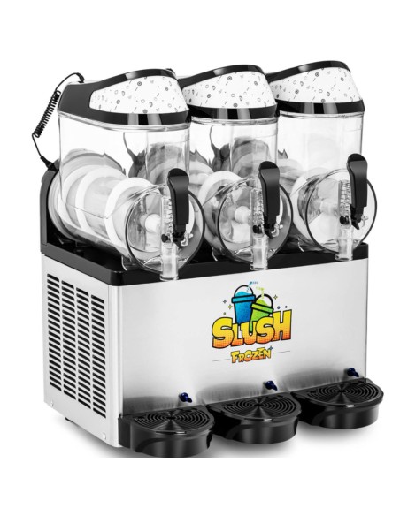 Granitor aparatas šerbetų glotnučiams trigubas 800 W 3 x 10 l Granitor aparatas šerbetų glotnučiams trigubas 800 W 3 x 10 l