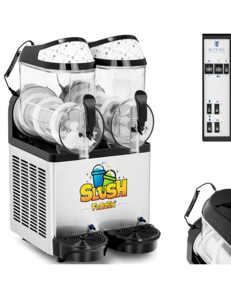Granitor šlifavimo mašina kokteiliams, šerbetams, dviguba 600 W 2 x 10 l Granitor šlifavimo mašina kokteiliams, šerbetams, dviguba 600 W 2 x 10 l