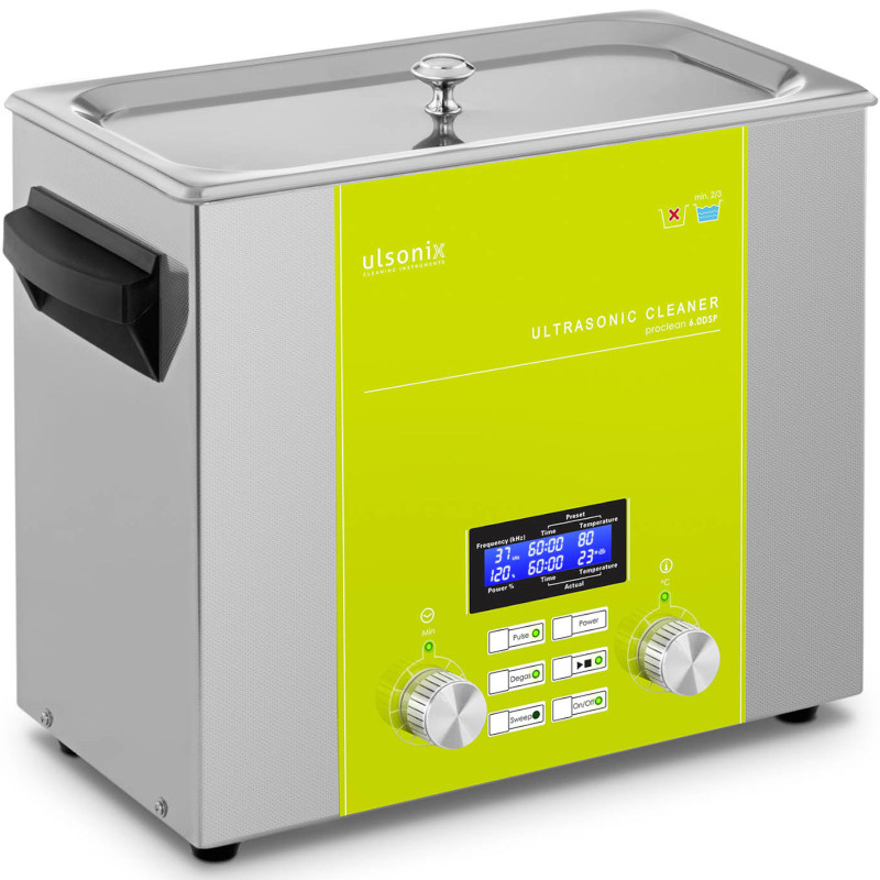Skalbyklė ultragarsinis vonios valytuvas LED 6 l 240 W