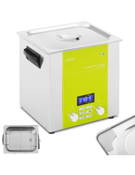 Skalbyklė ultragarsinis vonios valytuvas LED 10 l 320 W Skalbyklė ultragarsinis vonios valytuvas LED 10 l 320 W