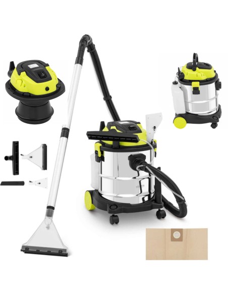 Šlapių ir sausų kilimų ir apmušalų dulkių siurblys 1200 W 20 l Šlapių ir sausų kilimų ir apmušalų dulkių siurblys 1200 W 20 l