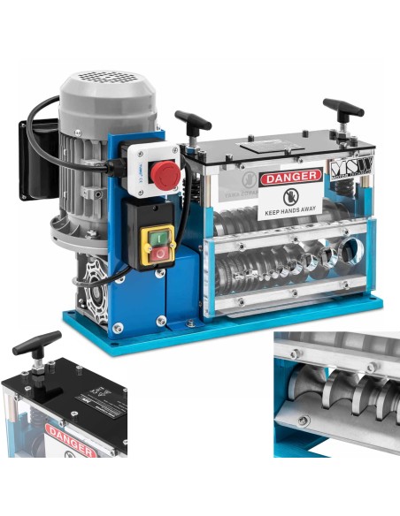 Kabelių ir laidų nuėmimo mašina 750 W - 10 įėjimų Kabelių ir laidų nuėmimo mašina 750 W - 10 įėjimų