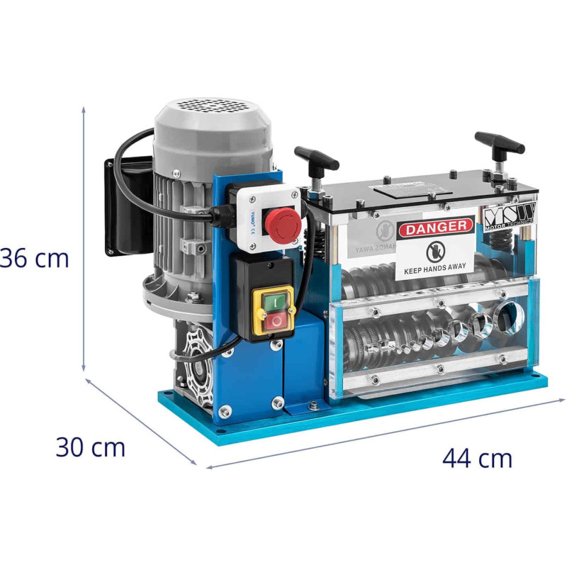 Kabelių ir laidų nuėmimo mašina 750 W - 10 įėjimų