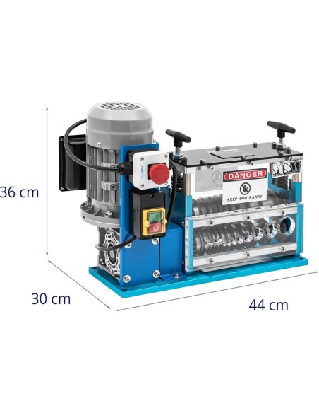 Kabelių ir laidų nuėmimo mašina 750 W - 10 įėjimų Kabelių ir laidų nuėmimo mašina 750 W - 10 įėjimų