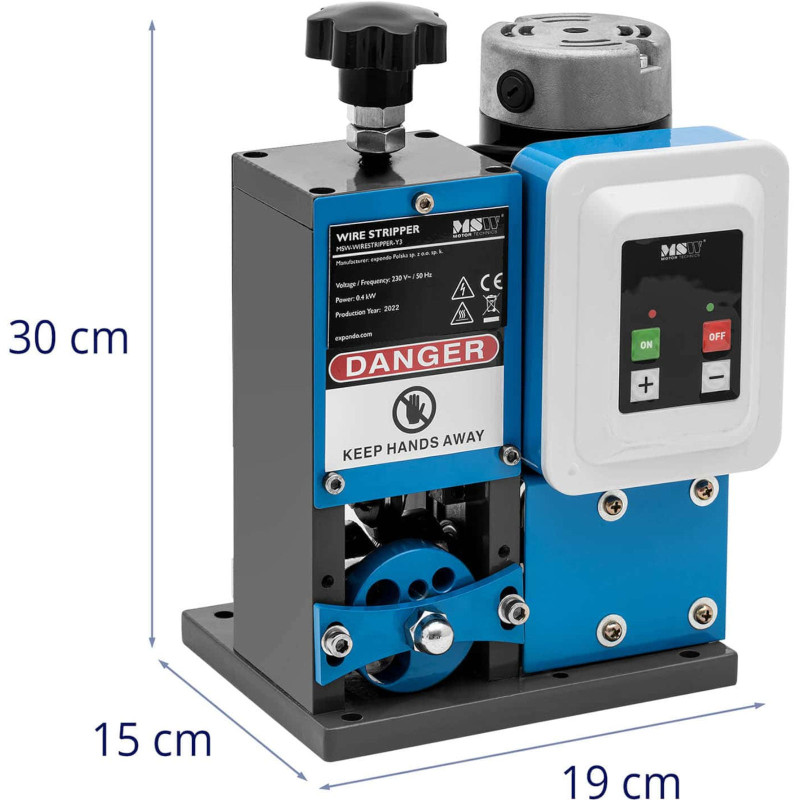 400 W nuėmiklis kabelių ir laidų izoliacijai nuimti