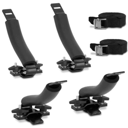 Automobilio stovo laikiklis, skirtas nešti baidarę iki 75 kg Automobilio stovo laikiklis, skirtas nešti baidarę iki 75 kg