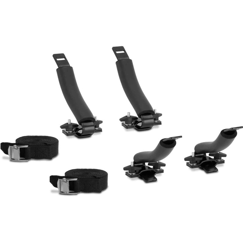 Automobilio stovo laikiklis, skirtas nešti baidarę iki 75 kg