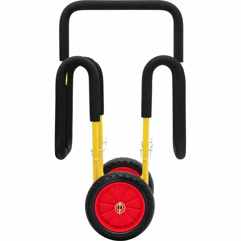 Dvigubas transportavimo vežimėlis 2 SUP lentoms